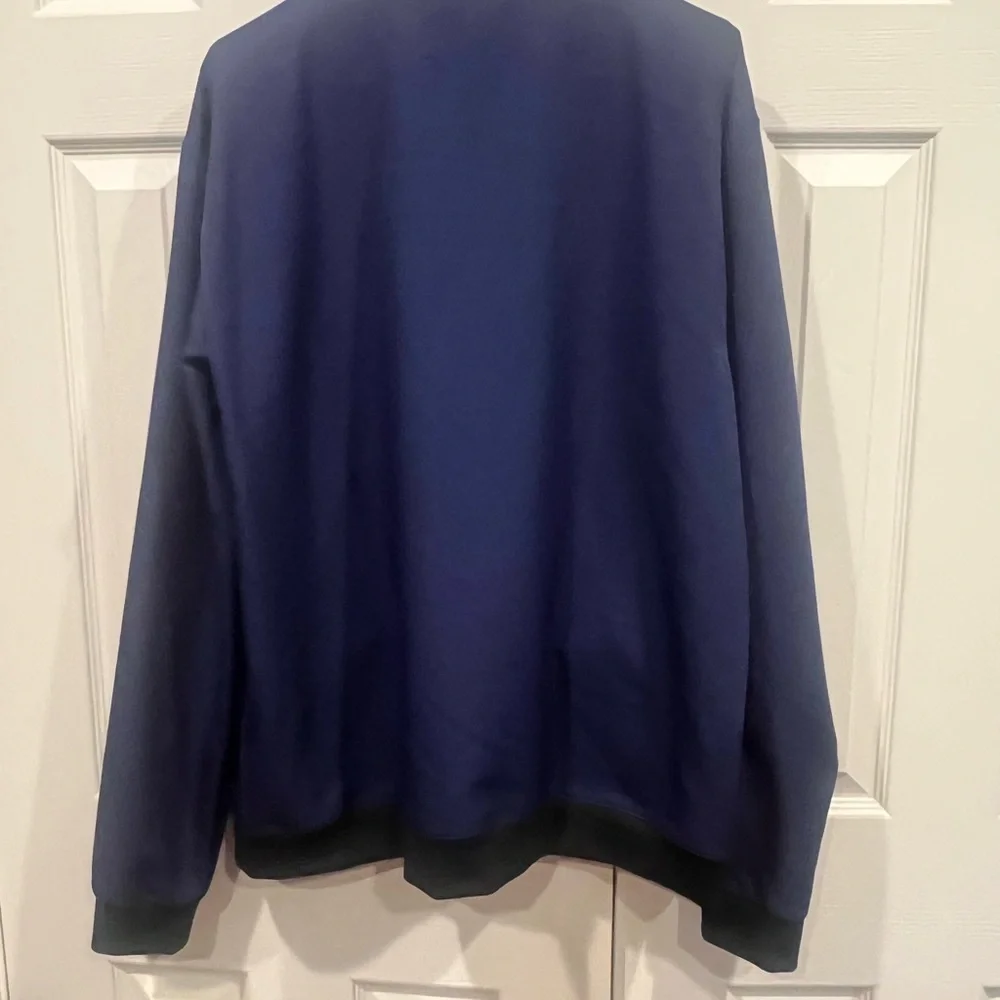 NWT- claim defame brand hyper lite navy and black bomber jacket - Picture 9 of 9